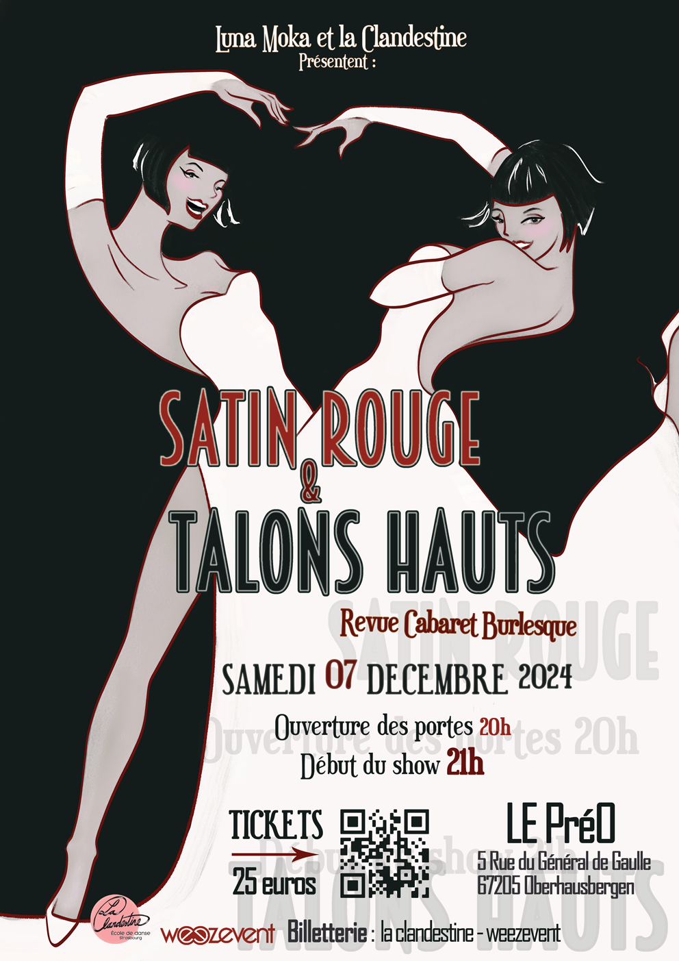 Satin Rouge et Talons Hauts: revue cabaret