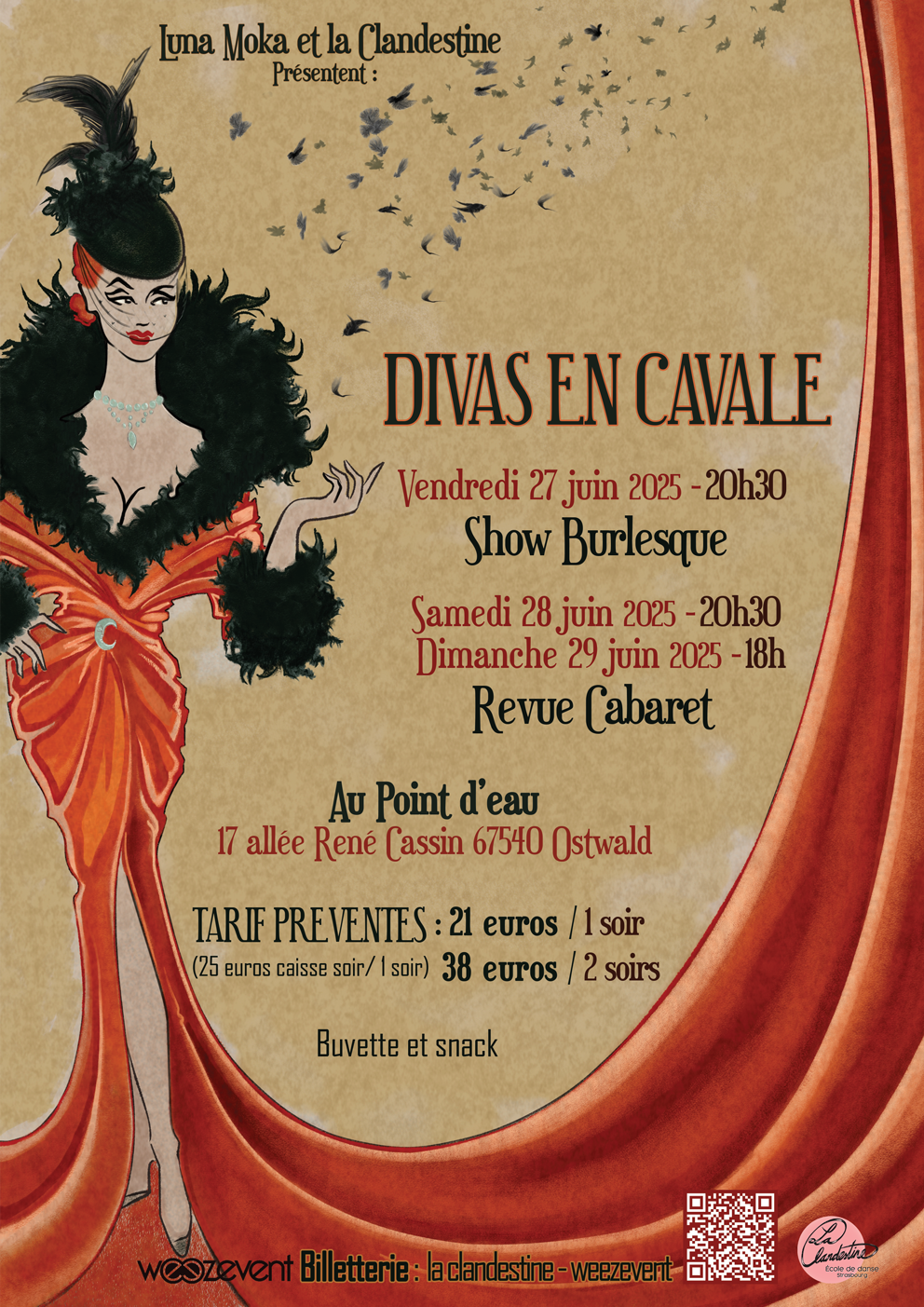 Strasbourg: Spectacle de fin d'année 27, 28 et 29 juin